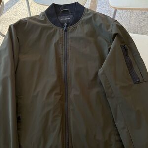 Banana Republic Olive Bomber Jacket - Medium